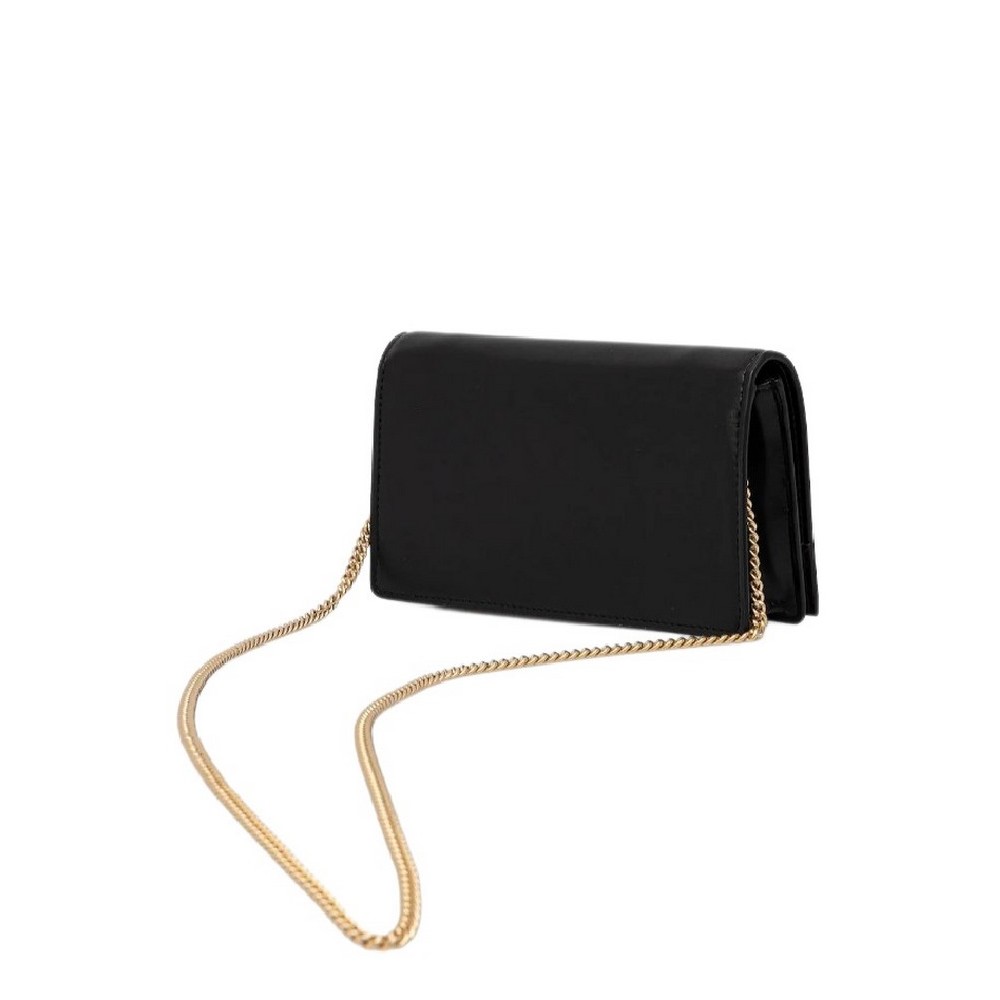 CALVIN KLEIN  WALLET ON CHAIN ΤΣΑΝΤΑ ΓΥΝΑΙΚΕΙΑ BLACK