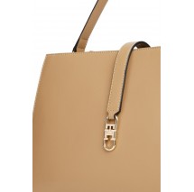 TOMMY HILFIGER LIBRE MED SATCHEL ΤΣΑΝΤΑ ΓΥΝΑΙΚΕΙΑ BEIGE