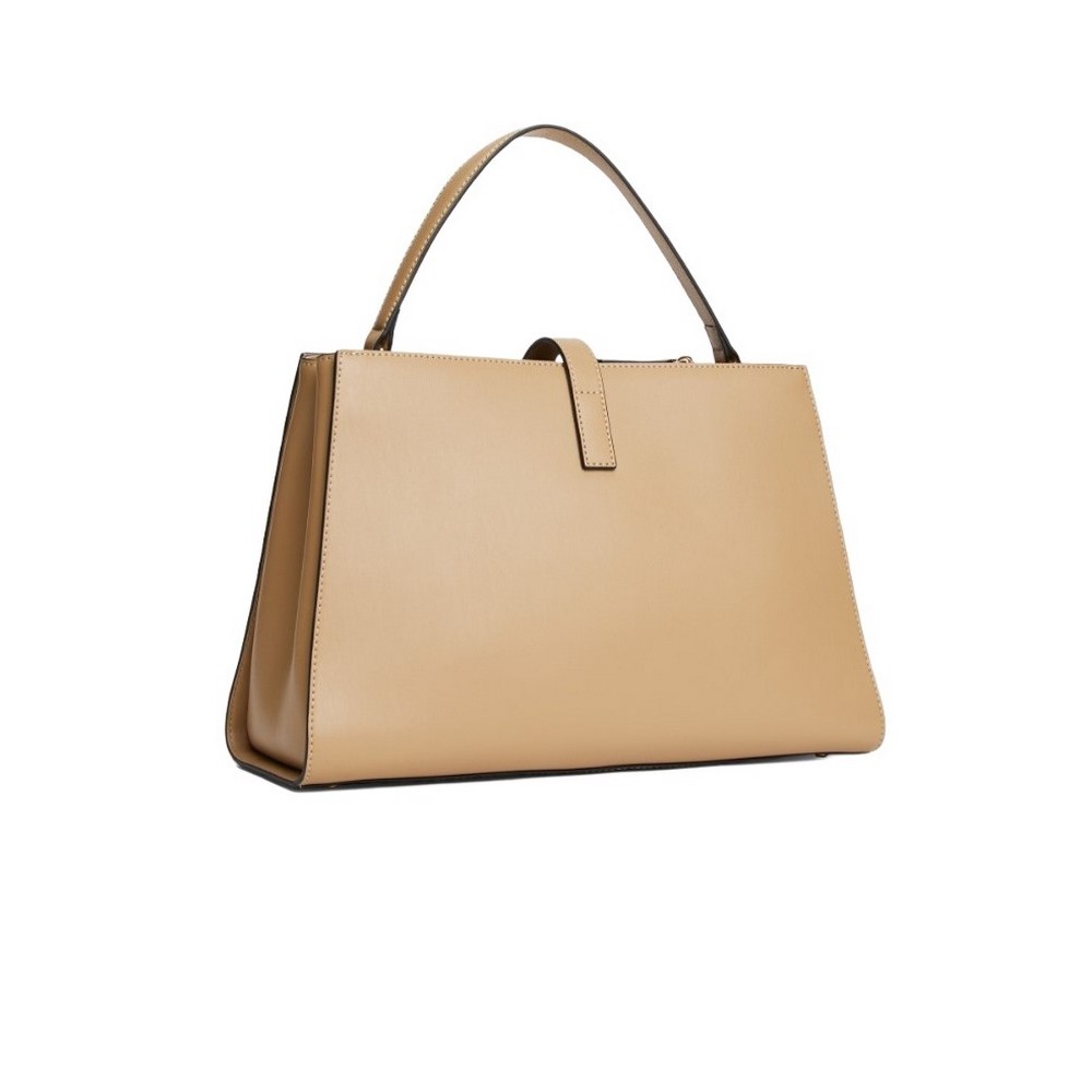 TOMMY HILFIGER LIBRE MED SATCHEL ΤΣΑΝΤΑ ΓΥΝΑΙΚΕΙΑ BEIGE