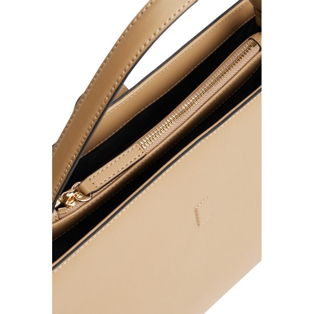 TOMMY HILFIGER LIBRE MED SATCHEL ΤΣΑΝΤΑ ΓΥΝΑΙΚΕΙΑ BEIGE