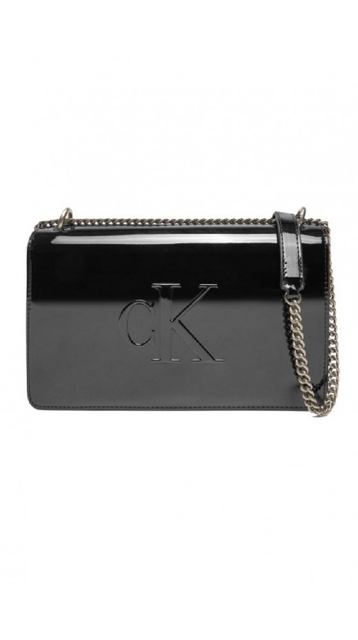 CALVIN KLEIN JEANS SCULPTED EW FLAP25 IM ΤΣΑΝΤΑ ΓΥΝΑΙΚΕΙΑ BLACK