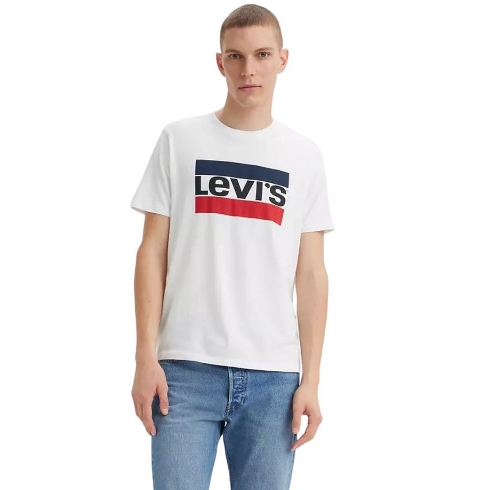 LEVIS SPORTSWEAR LOGO GRAPHIC 396360000 T-SHIRT ΜΠΛΟΥΖΑ ΑΝΔΡΙΚΗ WHITE