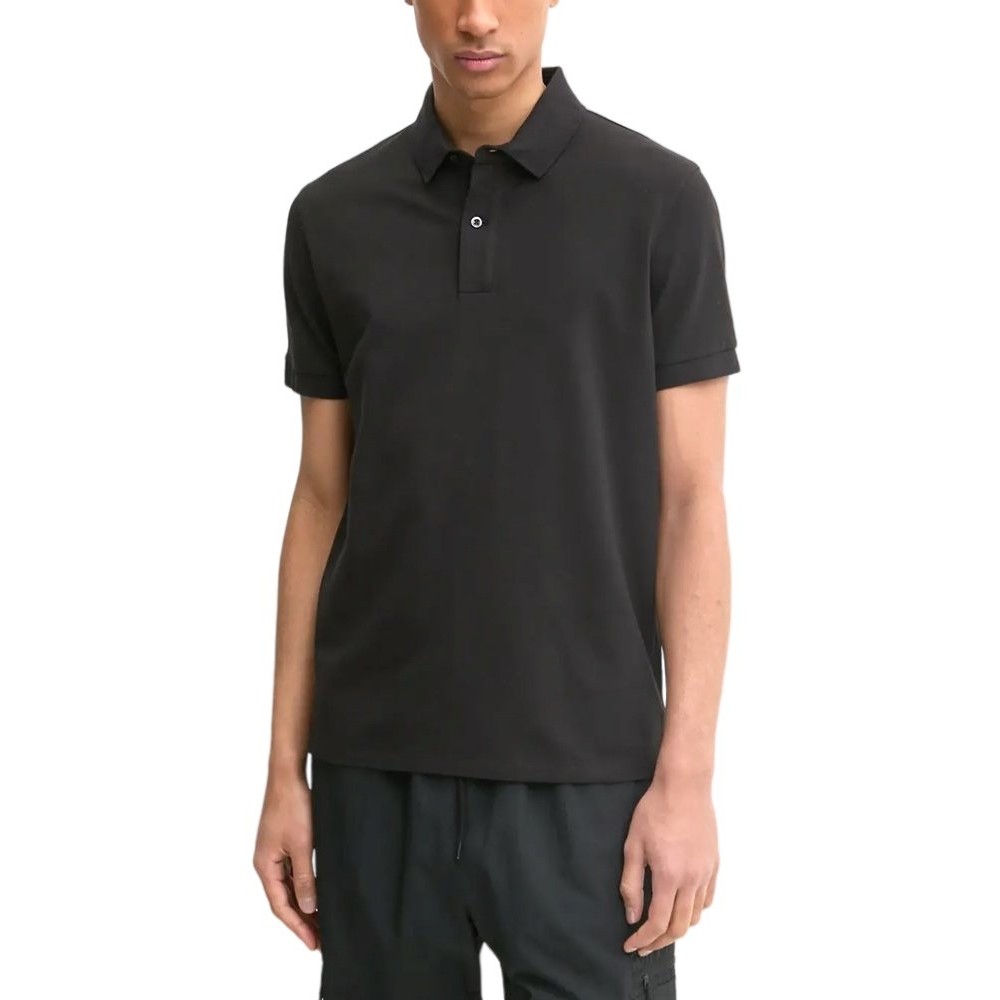 SUPERDRY D1 STUD CITY PIQUE POLO T-SHIRT ΜΠΛΟΥΖΑ ΑΝΔΡΙΚΗ BLACK