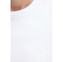 CALVIN KLEIN JEANS SMOOTH CTTN SOLID CREWNK TEE T-SHIRT ΜΠΛΟΥΖΑ ΑΝΔΡΙΚΗ WHITE