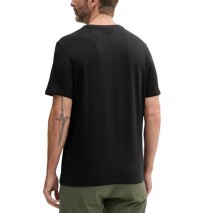 CALVIN KLEIN JEANS SMOOTH CTTN SOLID CREWNK TEE T-SHIRT ΜΠΛΟΥΖΑ ΑΝΔΡΙΚΗ BLACK