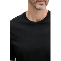 CALVIN KLEIN JEANS SMOOTH CTTN SOLID CREWNK TEE T-SHIRT ΜΠΛΟΥΖΑ ΑΝΔΡΙΚΗ BLACK