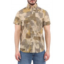 GUESS SS COLLINS AOP SHIRT ΠΟΥΚΑΜΙΣΟ ΑΝΔΡΙΚΟ GREEN