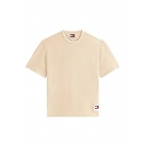TOMMY JEANS 90S WAVING FLAG T-SHIRT ΜΠΛΟΥΖΑ ΑΝΔΡΙΚΗ BEIGE