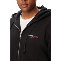 TOMMY JEANS REG DNA BACKPRINT FZ HD ΖΑΚΕΤΑ ΦΟΥΤΕΡ ΑΝΔΡΙΚΗ BLACK