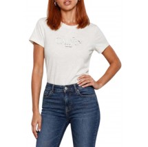 CALVIN KLEIN  CLASSIC RESORT FOIL LOGO TEE T-SHIRT ΜΠΛΟΥΖΑ ΓΥΝΑΙΚΕΙΑ OFF WHITE