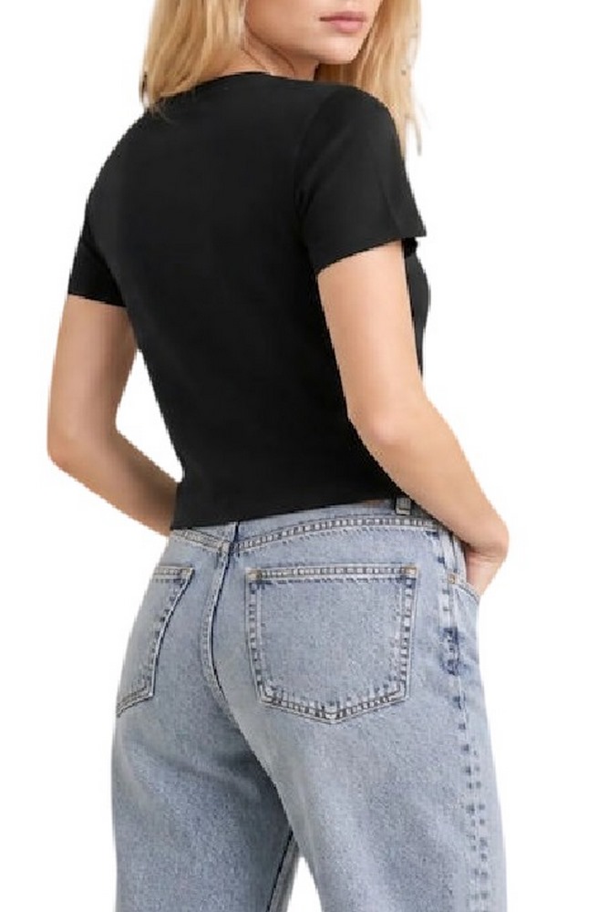 CALVIN KLEIN  CLASSIC RESORT FOIL LOGO TEE T-SHIRT ΜΠΛΟΥΖΑ ΓΥΝΑΙΚΕΙΑ BLACK