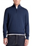 TIMBERLAND COTTON 1/4 ZIP SWEATER ΜΠΛΟΥΖΑ ΠΛΕΚΤΗ ΑΝΔΡΙΚΗ NAVY