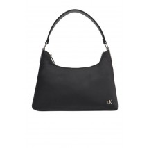 CALVIN KLEIN SATIN NYLON SMALL SHOULDER BAG ΤΣΑΝΤΑ ΓΥΝΑΙΚΕΙΑ BLACK
