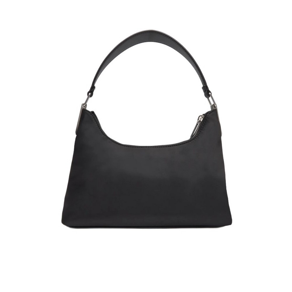 CALVIN KLEIN SATIN NYLON SMALL SHOULDER BAG ΤΣΑΝΤΑ ΓΥΝΑΙΚΕΙΑ BLACK