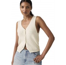 LEVIS HELEN MINI BOUCLE VEST ΓΙΛΕΚΟ ΓΥΝΑΙΚΕΙΟ ECRU