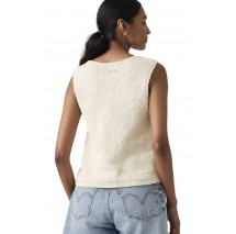 LEVIS HELEN MINI BOUCLE VEST ΓΙΛΕΚΟ ΓΥΝΑΙΚΕΙΟ ECRU