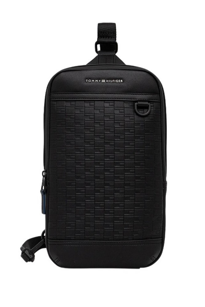TOMMY HILFIGER MODERN SLINGPACK ΤΣΑΝΤΑ ΑΝΔΡΙΚΗ BLACK