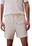 CALVIN KLEIN JEANS HD COTTON WAFFLE SHORT ΒΕΡΜΟΥΔΑ ΑΝΔΡΙΚΗ OFF WHITE