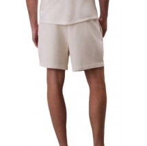 CALVIN KLEIN JEANS HD COTTON WAFFLE SHORT ΒΕΡΜΟΥΔΑ ΑΝΔΡΙΚΗ OFF WHITE