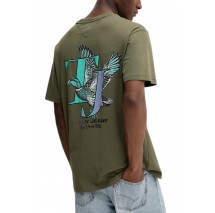 TOMMY JEANS RLX NOVELTY TEE T-SHIRT ΜΠΛΟΥΖΑ ΑΝΔΡΙΚΗ GREEN