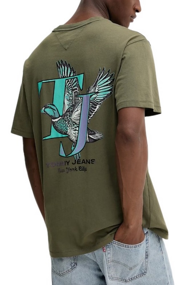 TOMMY JEANS RLX NOVELTY TEE T-SHIRT ΜΠΛΟΥΖΑ ΑΝΔΡΙΚΗ GREEN