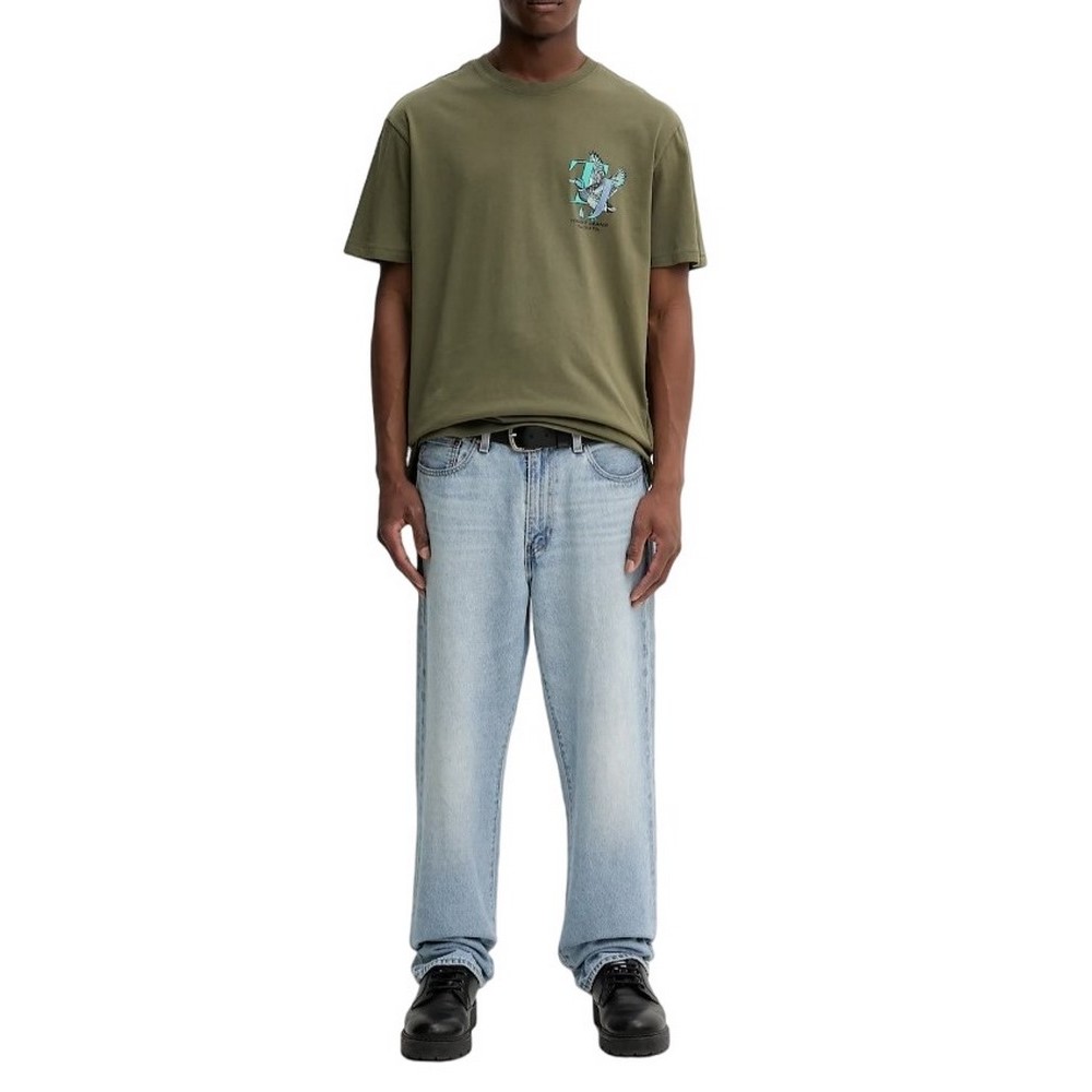 TOMMY JEANS RLX NOVELTY TEE T-SHIRT ΜΠΛΟΥΖΑ ΑΝΔΡΙΚΗ GREEN