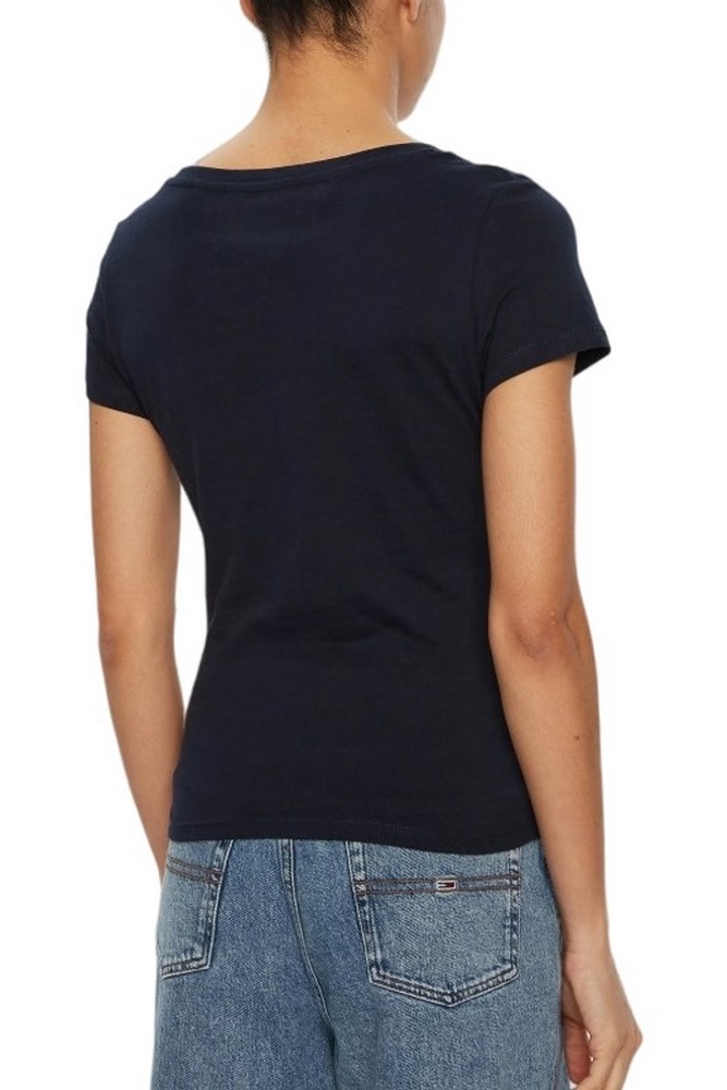 TOMMY JEANS V-NECK TEE T-SHIRT ΜΠΛΟΥΖΑ ΓΥΝΑΙΚΕΙΑ DARK NAVY