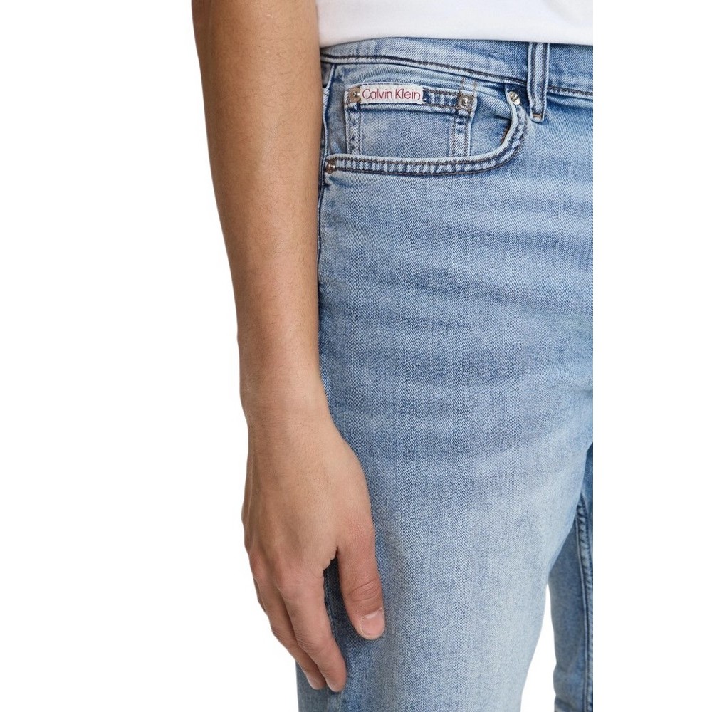 CALVIN KLEIN JEANS SLIM ABNER SHORT ΤΖΙΝ ΣΟΡΤΣ ΑΝΔΡΙΚΟ DENIM LIGHT