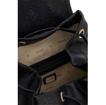 GUESS MANHATTAN II FLAP BACKPACK ΤΣΑΝΤΑ ΓΥΝΑΙΚΕΙΑ BLACK
