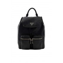 GUESS MANHATTAN II FLAP BACKPACK ΤΣΑΝΤΑ ΓΥΝΑΙΚΕΙΑ BLACK