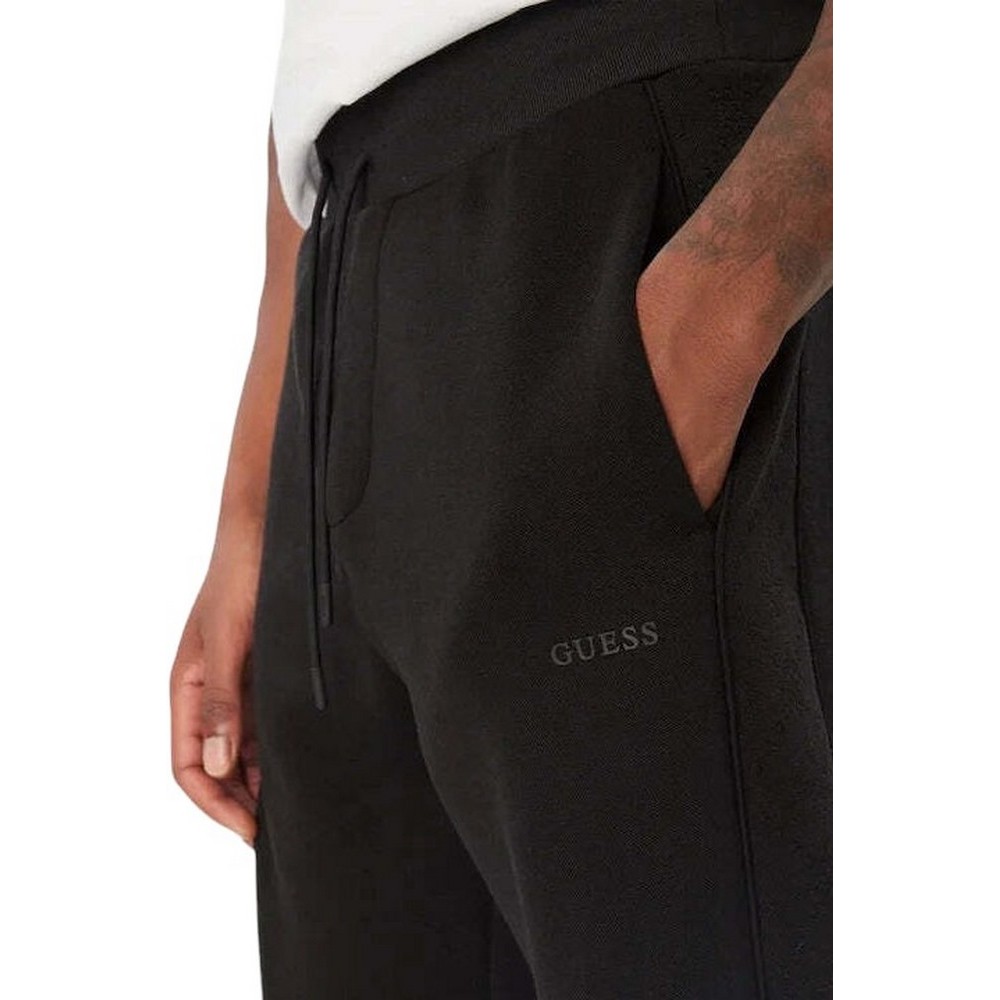 GUESS KENNETH CUFFED JOGGER ΦΟΡΜΑ ΠΑΝΤΕΛΟΝΙ ΑΝΔΡΙΚΟ BLACK
