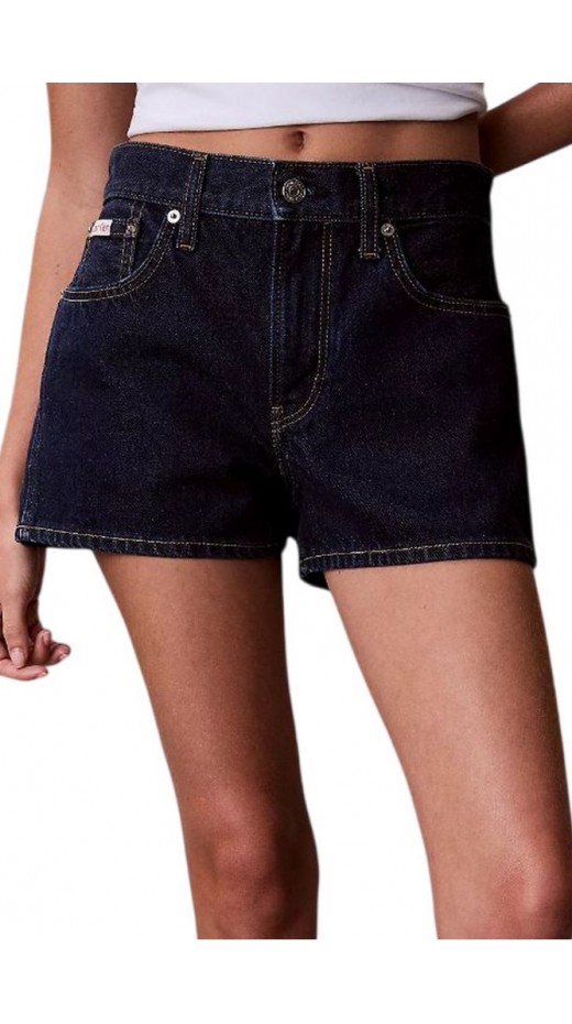 CALVIN KLEIN JEANS ARCHIVE MINI SHORT TRUE INDIGO ΤΖΙΝ ΣΟΡΤΣ ΓΥΝΑΙΚΕΙΟ DARK INDIGO