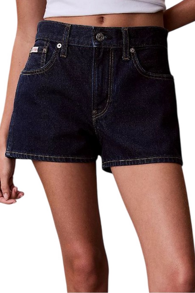 CALVIN KLEIN JEANS ARCHIVE MINI SHORT TRUE INDIGO ΤΖΙΝ ΣΟΡΤΣ ΓΥΝΑΙΚΕΙΟ DARK INDIGO