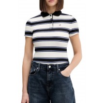 TOMMY JEANS SLIM SH ESSENTIAL POLO ΜΠΛΟΥΖΑ ΓΥΝΑΙΚΕΙΑ ECRU