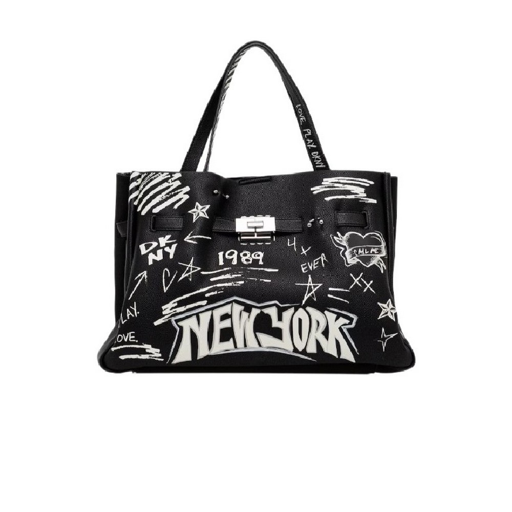 DKNY BRYAR DATCHELS HANDBAG R54DDK43 ΤΣΑΝΤΑ ΓΥΝΑΙΚΕΙΑ BLACK