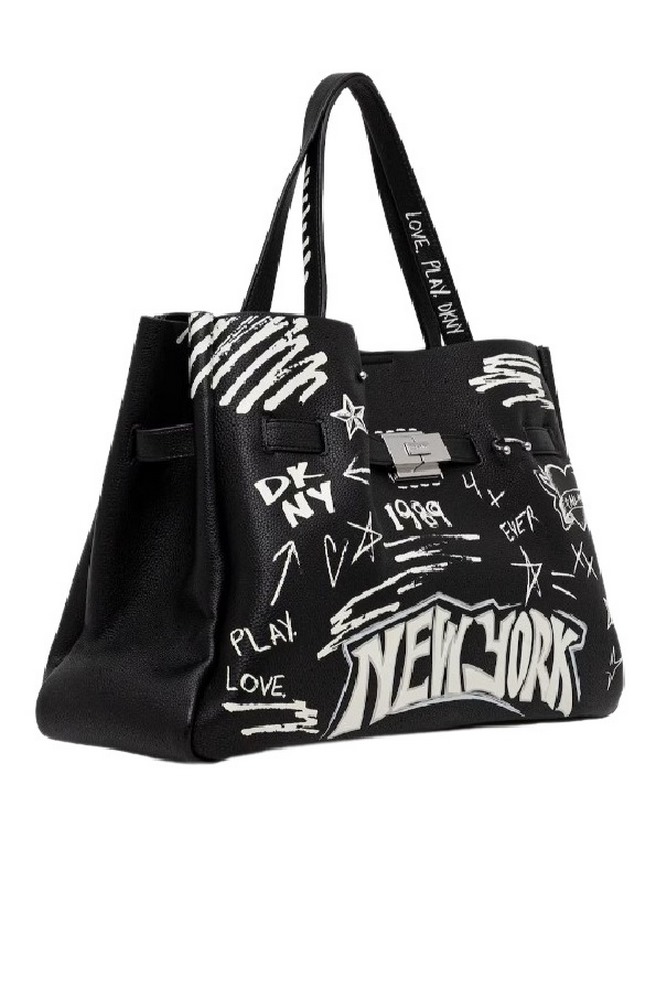 DKNY BRYAR DATCHELS HANDBAG R54DDK43 ΤΣΑΝΤΑ ΓΥΝΑΙΚΕΙΑ BLACK