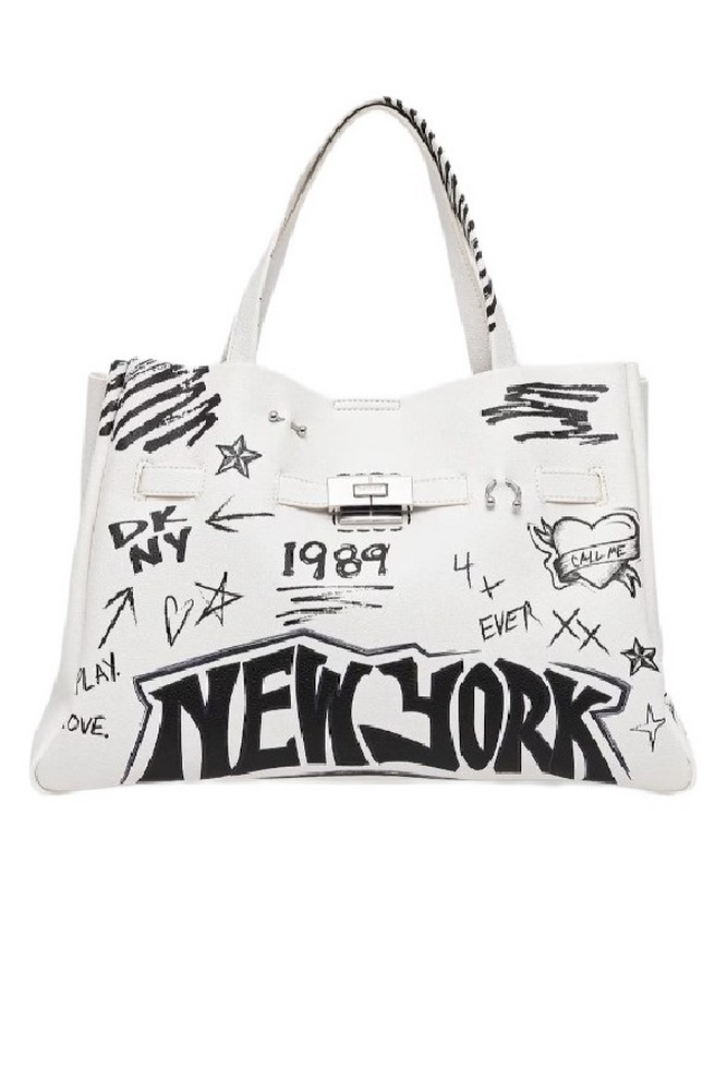 DKNY BRYAR DATCHELS HANDBAG R54DDK43 ΤΣΑΝΤΑ ΓΥΝΑΙΚΕΙΑ WHITE