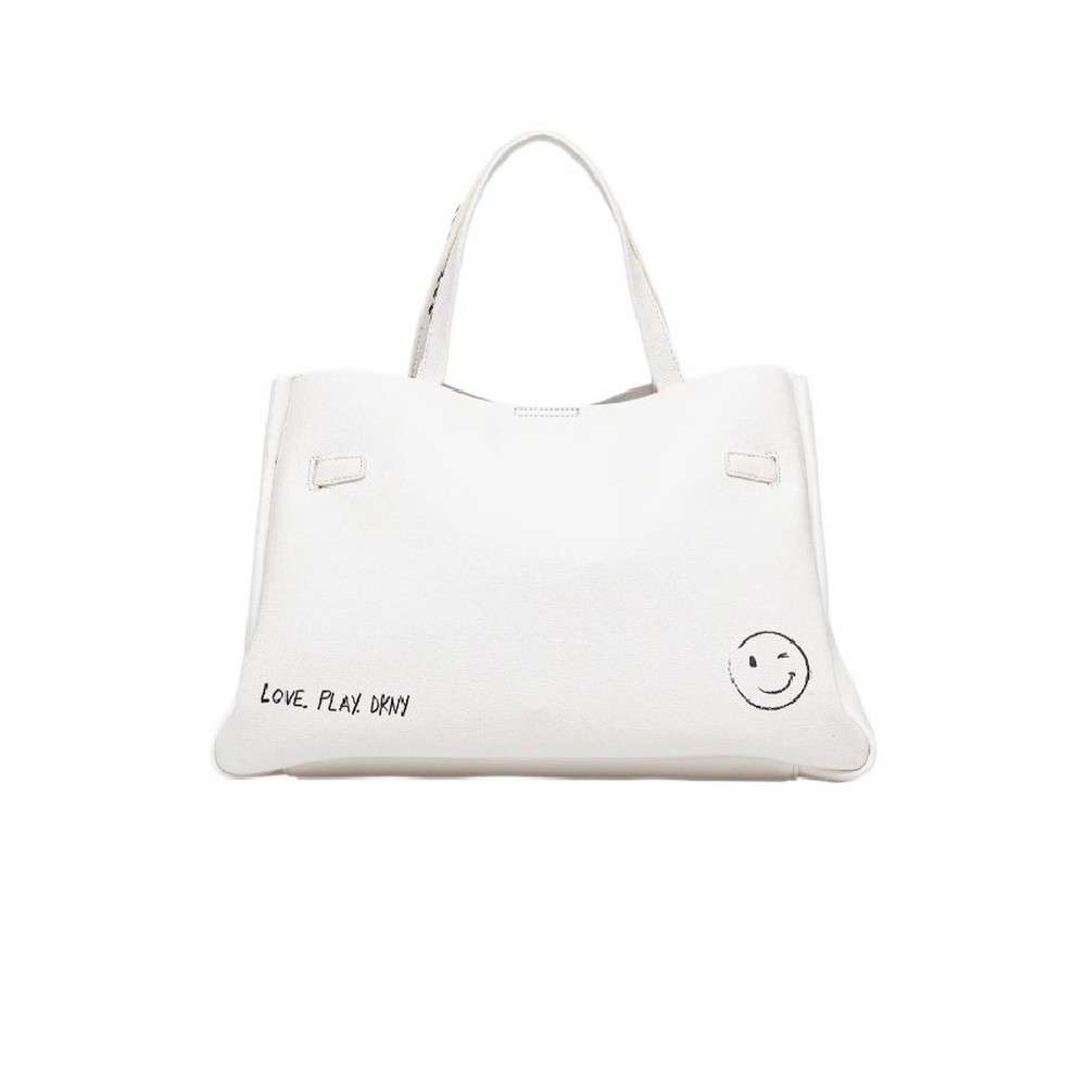 DKNY BRYAR DATCHELS HANDBAG R54DDK43 ΤΣΑΝΤΑ ΓΥΝΑΙΚΕΙΑ WHITE