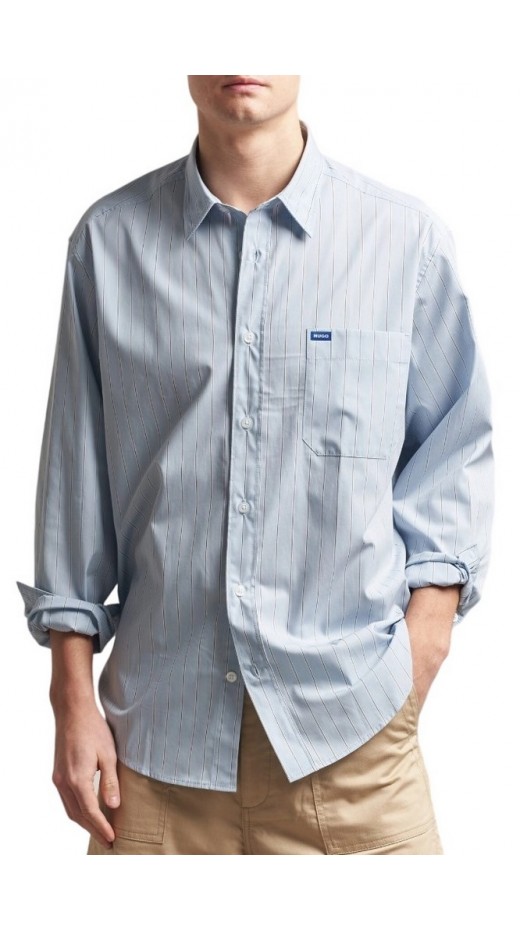 HUGO BOSS CASUAL SHIRTS EBALTO ΠΟΥΚΑΜΙΣΟ ΑΝΔΡΙΚΟ CIEL