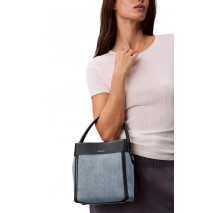 CALVIN KLEIN DENIM BUCKET WITH STRAP ΤΣΑΝΤΑ ΓΥΝΑΙΚΕΙΑ WASHED DENIM