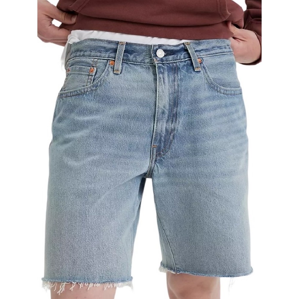 LEVI\'S 468 STAY LOOSE SHORTS ΒΕΡΜΟΥΔΑ ΑΝΔΡΙΚΗ LIGHT INDIGO