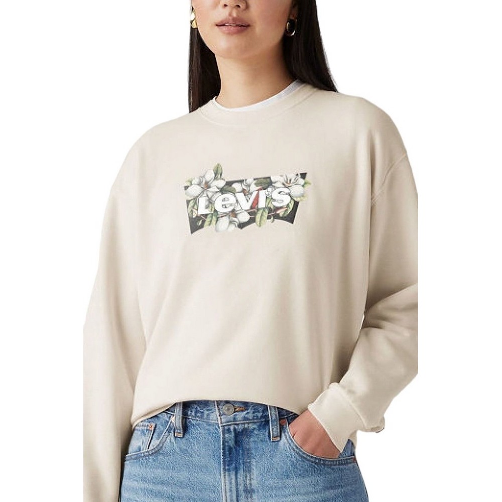 LEVIS® EVERYDAY GREW ΦΟΥΤΕΡ ΜΠΛΟΥΖΑ ΓΥΝΑΙΚΕΙΑ OFF WHITE