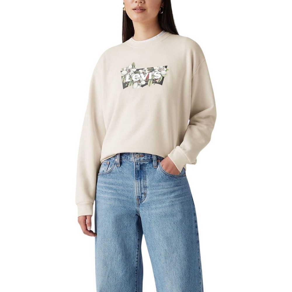 LEVIS® EVERYDAY GREW ΦΟΥΤΕΡ ΜΠΛΟΥΖΑ ΓΥΝΑΙΚΕΙΑ OFF WHITE