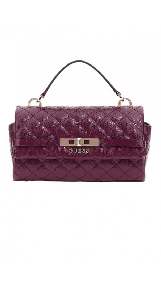 GUESS IDRA TOP HANDLE FLAP ΤΣΑΝΤΑ ΓΥΝΑΙΚΕΙΑ WINE