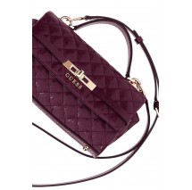 GUESS IDRA TOP HANDLE FLAP ΤΣΑΝΤΑ ΓΥΝΑΙΚΕΙΑ WINE