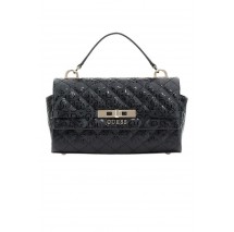 GUESS IDRA TOP HANDLE FLAP ΤΣΑΝΤΑ ΓΥΝΑΙΚΕΙΑ BLACK