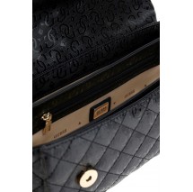 GUESS IDRA TOP HANDLE FLAP ΤΣΑΝΤΑ ΓΥΝΑΙΚΕΙΑ BLACK