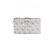 GUESS LAUREL II SLG DBL ZIP ORGNZR ΠΟΡΤΟΦΟΛΙ ΓΥΝΑΙΚΕΙΟ TAUPE