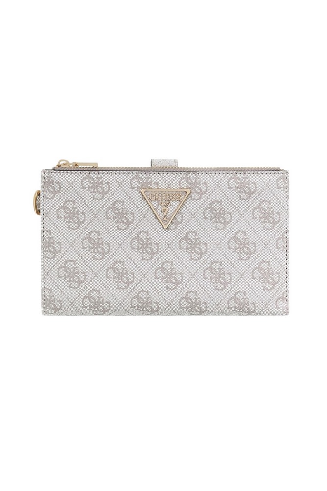 GUESS LAUREL II SLG DBL ZIP ORGNZR ΠΟΡΤΟΦΟΛΙ ΓΥΝΑΙΚΕΙΟ TAUPE