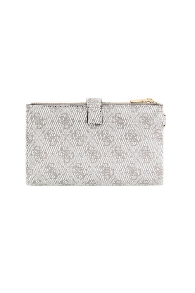 GUESS LAUREL II SLG DBL ZIP ORGNZR ΠΟΡΤΟΦΟΛΙ ΓΥΝΑΙΚΕΙΟ TAUPE